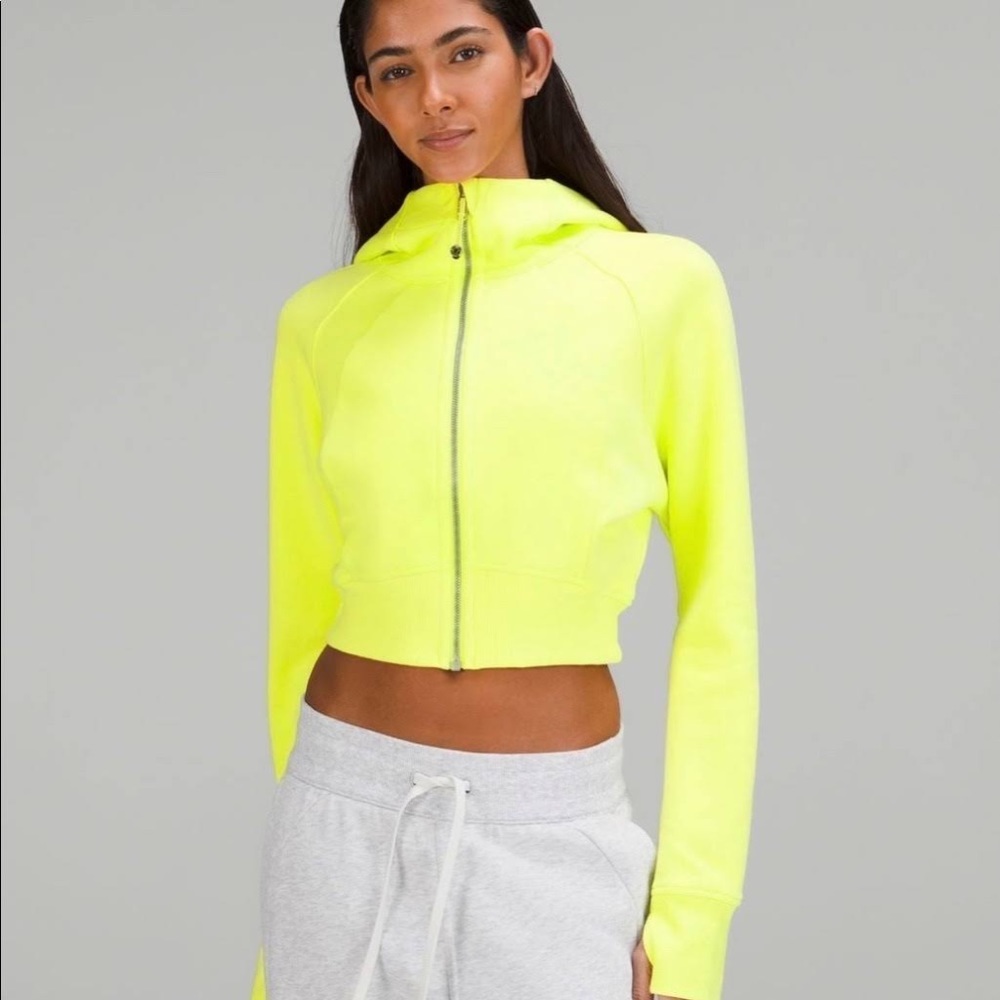 Lululemon Scuba Full-Zip Cropped Hoodie